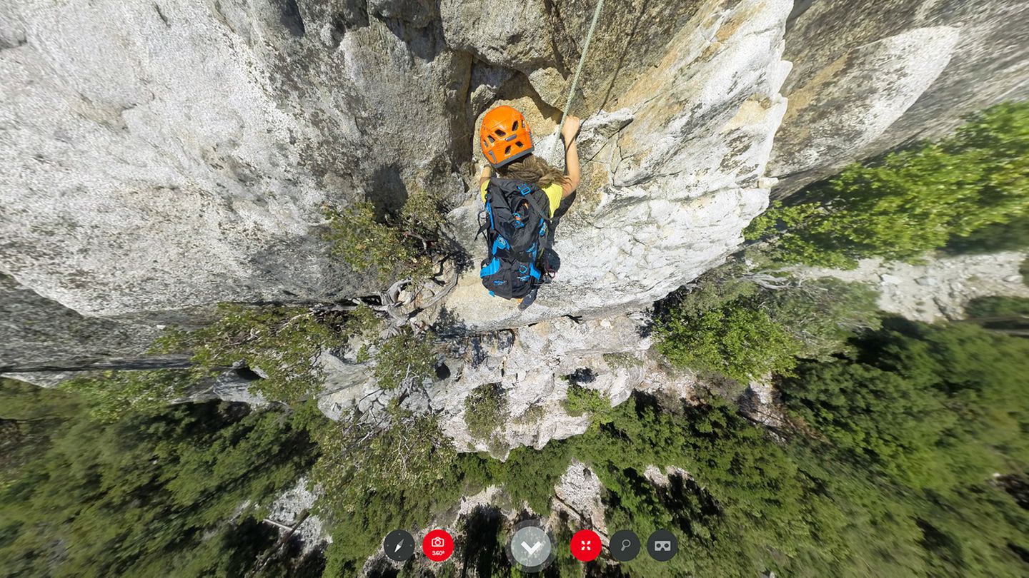 Raus aus dem Grünen des Yosemite Valley: Das Tal gilt mit jährlich 3,7 Millionen Besuchern als hoch frequentiert. In den Wänden bleiben dagegen die Kletterer unter sich.