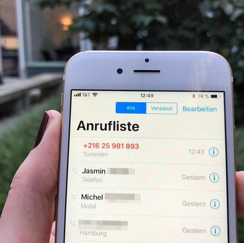 Ping Calls Abzocke Anruf verpasst +21625981893