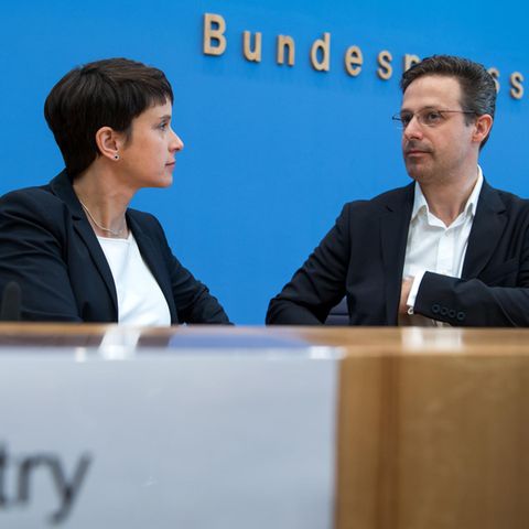Die ehemaligen AfD-Politiker Frauke Petry und Marcus Pretzell