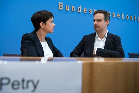 Die ehemaligen AfD-Politiker Frauke Petry und Marcus Pretzell