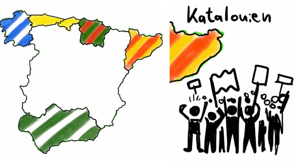 Demos in Spanien: "Geh nicht, Katalonien" - selbst Politiker demonstrieren gegen Abspaltung Demos in Spanien: "Geh nicht, Katalonien" - selbst Politiker demonstrieren gegen Abspaltung