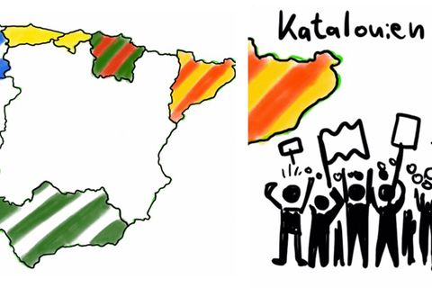 Kurz erklärt: Kennen Sie die wichtigsten Separatisten-Bewegungen in Spanien?