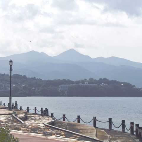 Bucht von Minamata in Japan