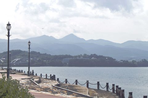 Bucht von Minamata in Japan