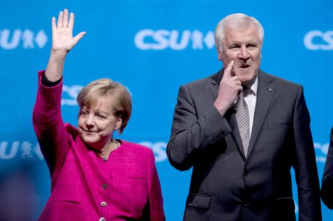 Angela Merkel und Horst Seehofer: Einigung zur Obergrenze