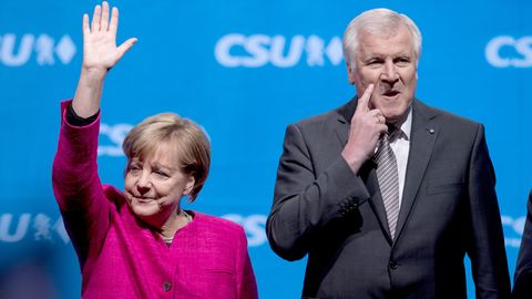 Angela Merkel und Horst Seehofer: Einigung zur Obergrenze