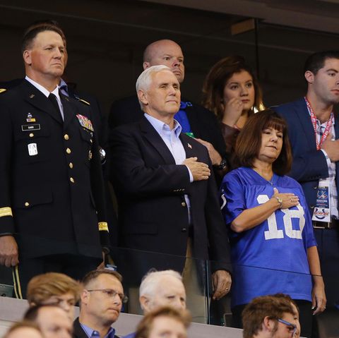 Mike Pence beim NFL-Spiel