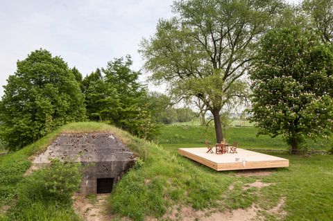 Ungewöhnliche Urlaubsunterkunft: In diesem alten Weltkriegsbunker versteckt sich ein Familienhotel