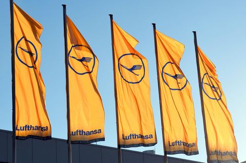 Lufthansa Flaggen