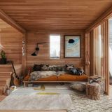 Bei der Auswahl des Innendekors helfen die Designer der Backcountry Hut Company.