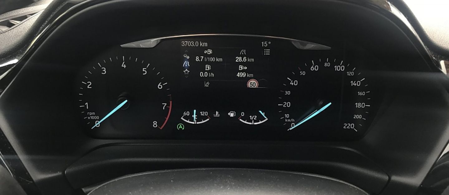 Ford Fiesta 1.0 Ecoboost - die neue Instrumenteneinheit