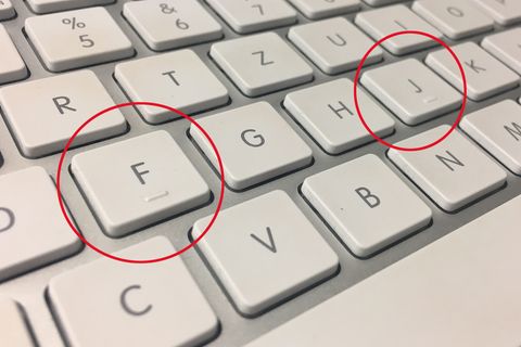 Tastatur-Rätsel: Darum haben "F" und "J" eine kleine, aber wichtige Erhebung
