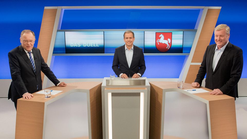 Landtagswahl in Niedersachsen: Althusmann schaltet im TV-Duell auf Attacke