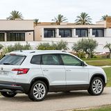 Der Skoda Karoq 2,0 TDI 4x4 mit Siebengang-DSG wiegt 1.591 Kilogramm