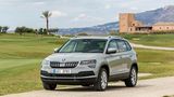 Auch der Karoq trägt das typische Skoda-Gesicht