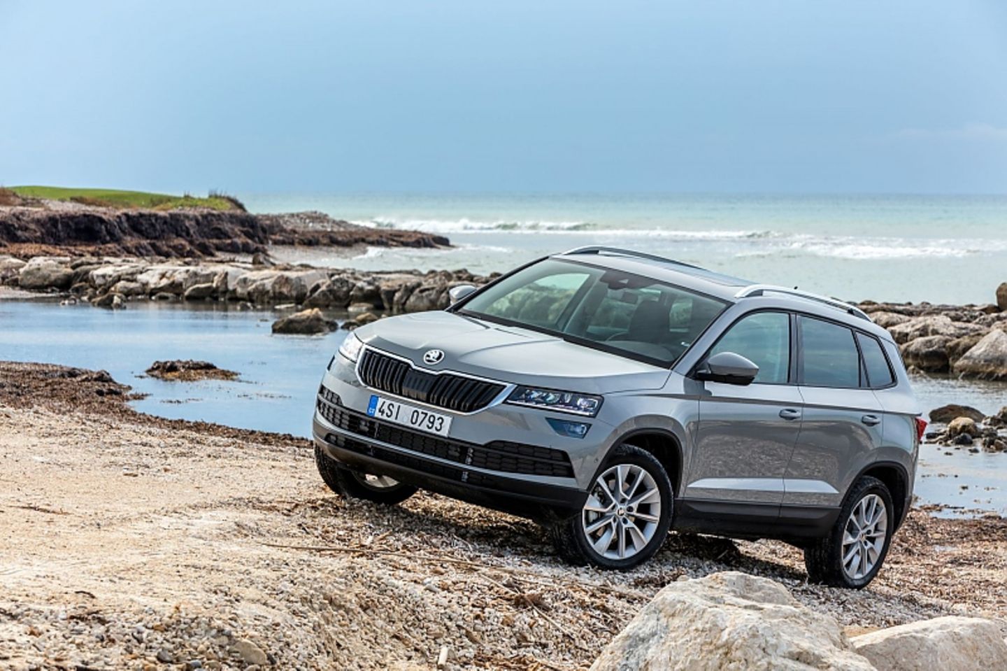 Auch im Gelände kommt der Skoda Karoq gut klar