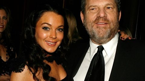 Lindsay Lohan und Harvey Weinstein