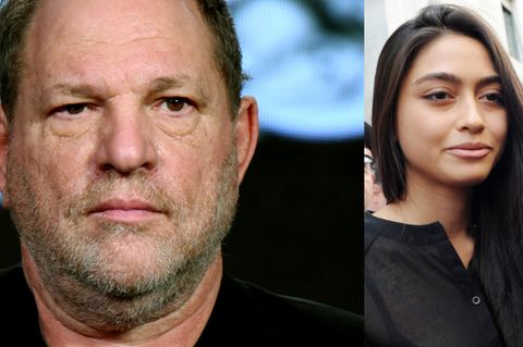 Harvey Weinstein und Ambra Battilana Gutierrez