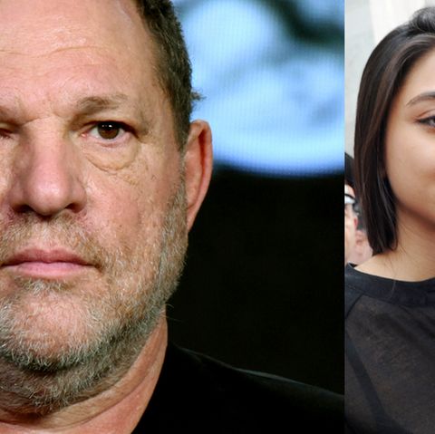 Harvey Weinstein und Ambra Battilana Gutierrez