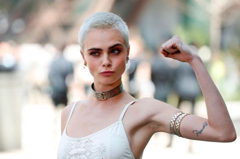 Cara Delevingne bei einer Fashion-Show von Chanel im Juli in Paris
