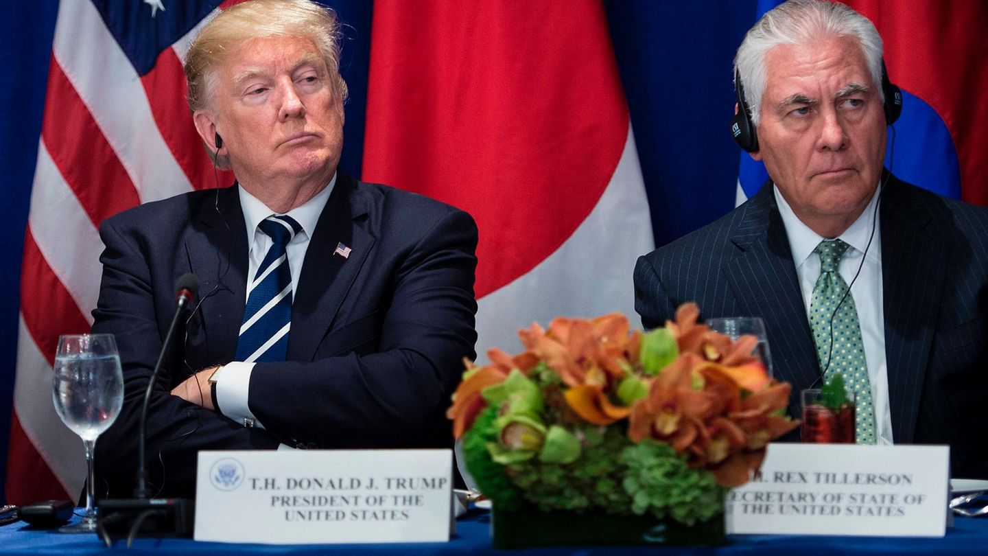 Donald Trump und Rex Tillerson