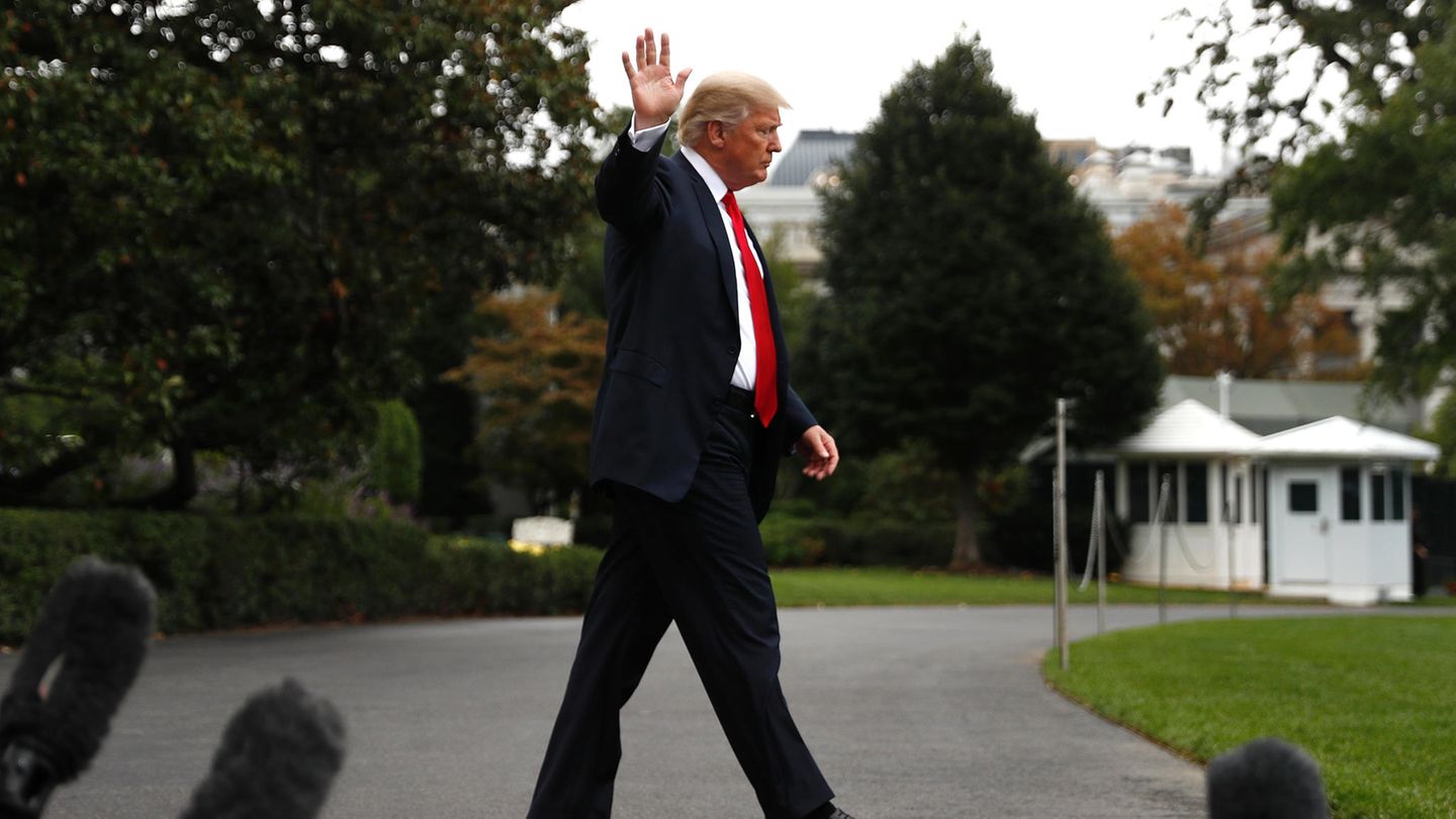 Auf Abstand: Donald Trumps Verhältnis zu den Medien ist frostig