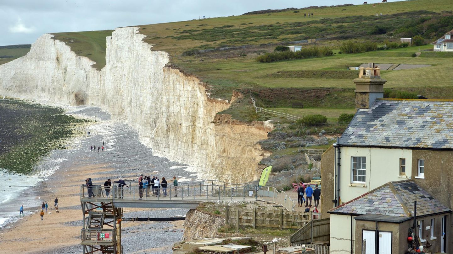 Die "Seven Sisters" Klippen in East Sussex