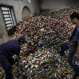 30 Tonnen Getränkedosen sortiert dieser Familienbetrieb pro Monat für Recyclinganlagen