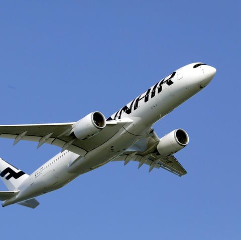 Ein Airbus A350 der Fluggesellschaft Finnair (Symbolbild)