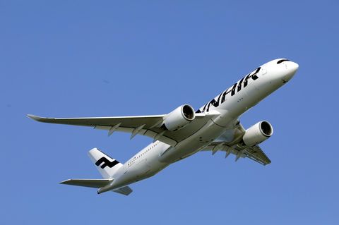 Ein Airbus A350 der Fluggesellschaft Finnair (Symbolbild)