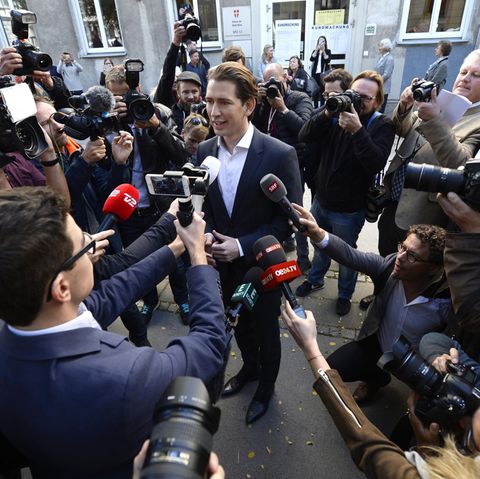 Sebastian Kurz Österreich Journalisten