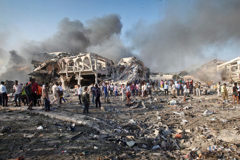 Somalia - Mogadischu - Anschlag - Explosion