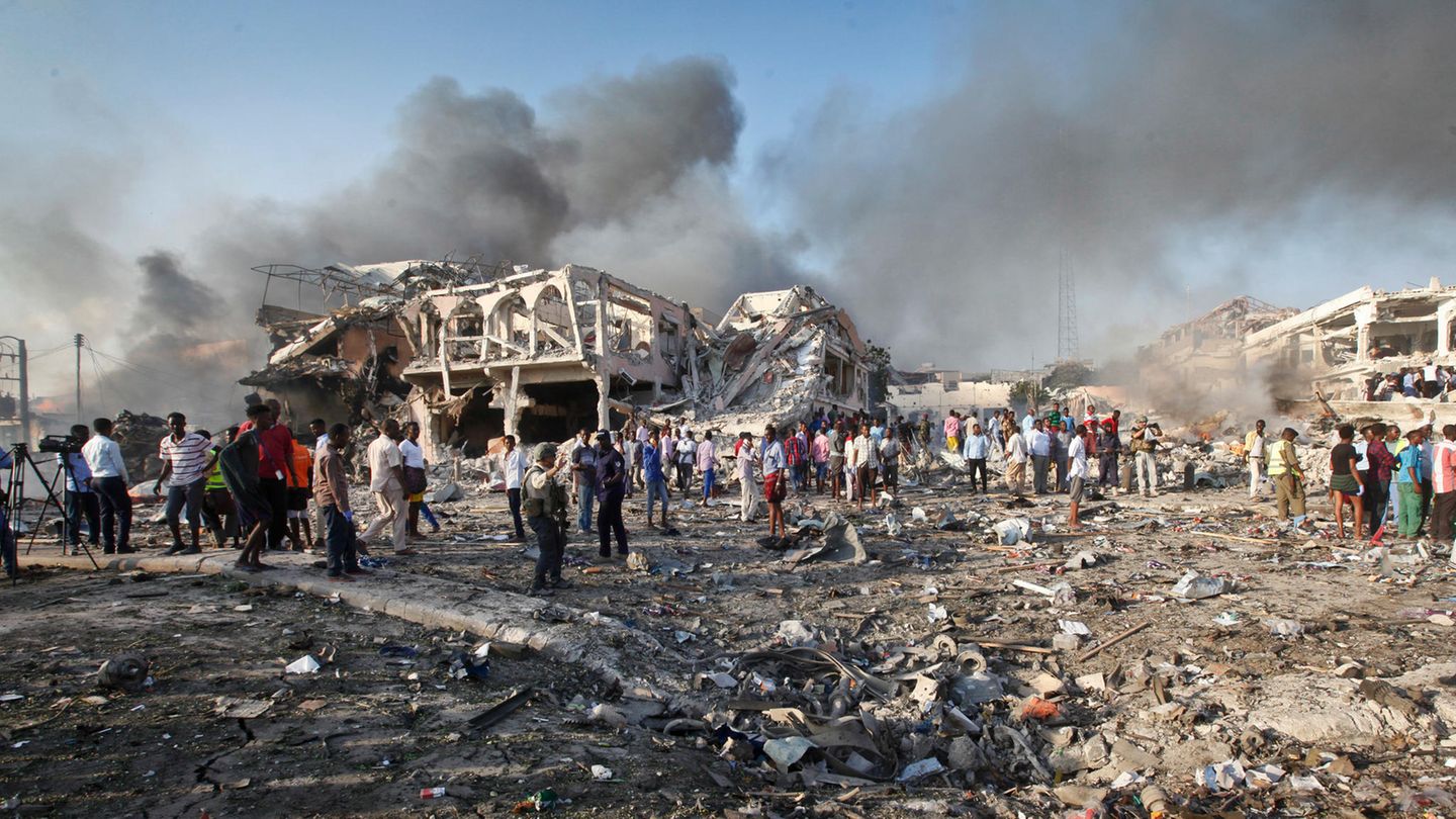Somalia - Mogadischu - Anschlag - Explosion