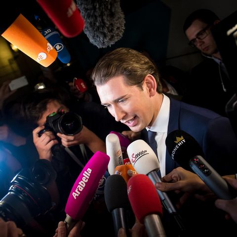 Er wurde zur Zielscheibe des Satiremagazins "Titanic": Sebastian Kurz von der Österreichischen Volkspartei.