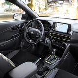 Innen wirkt der Hyundai Kona aufgeräumt