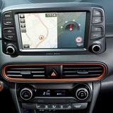 Über das zentrale Display lassen sich beim Hyundai Kona viele Funktionen steuern
