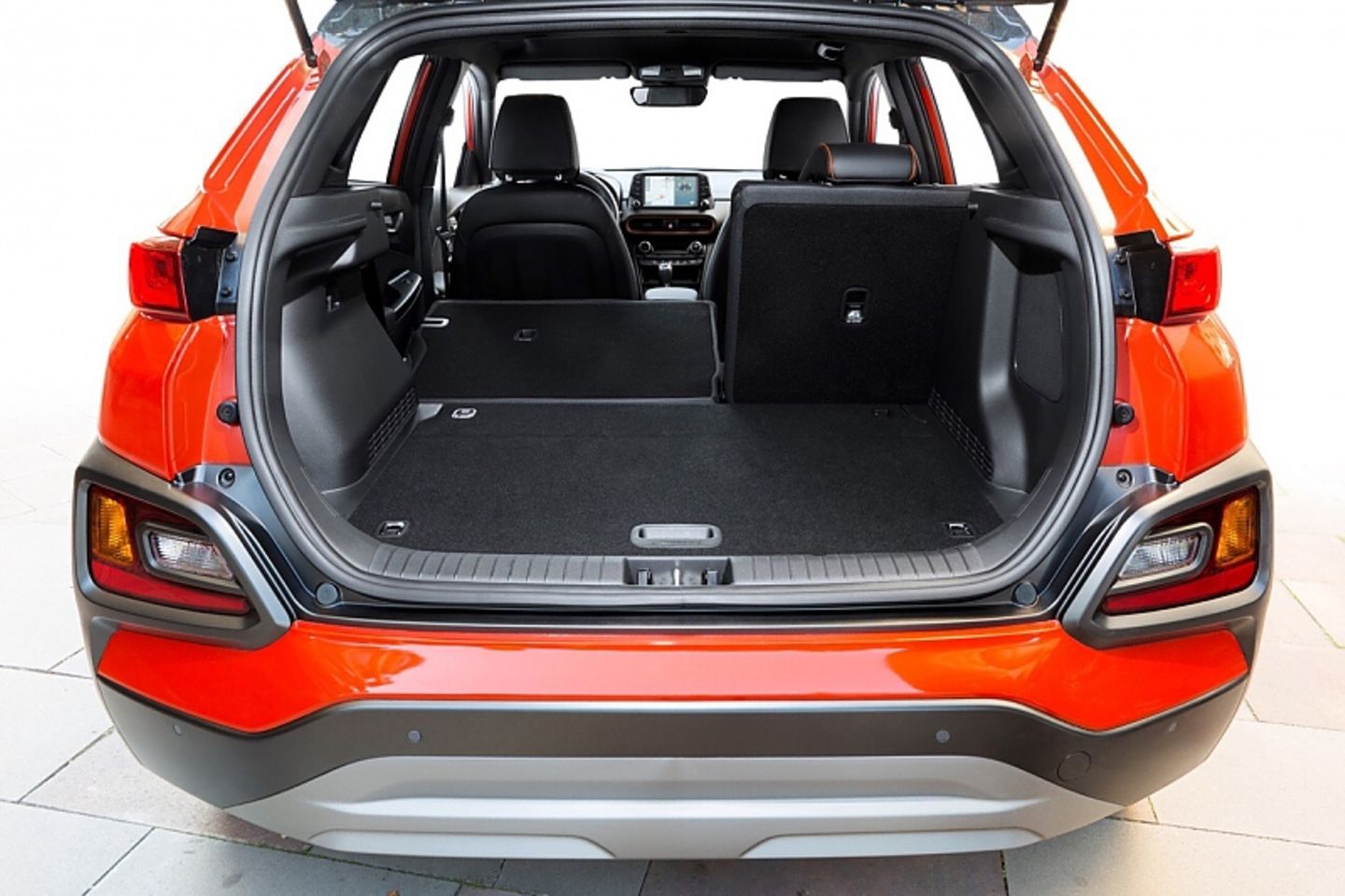 Beim Laderaum des Hyundai Kona stört eine hohe Ladekante