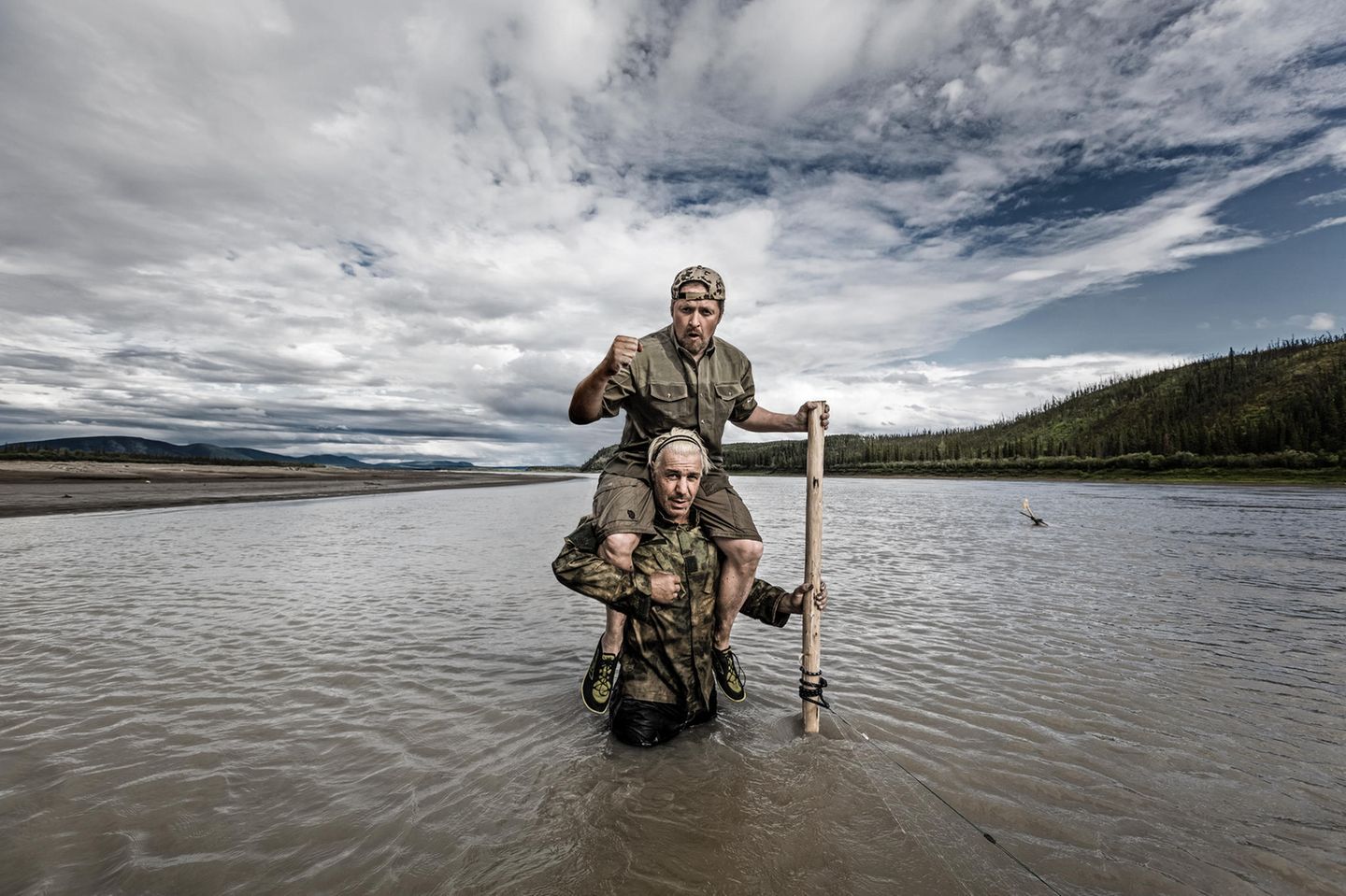 Till Lindemann und Joey Kelly im Yukon