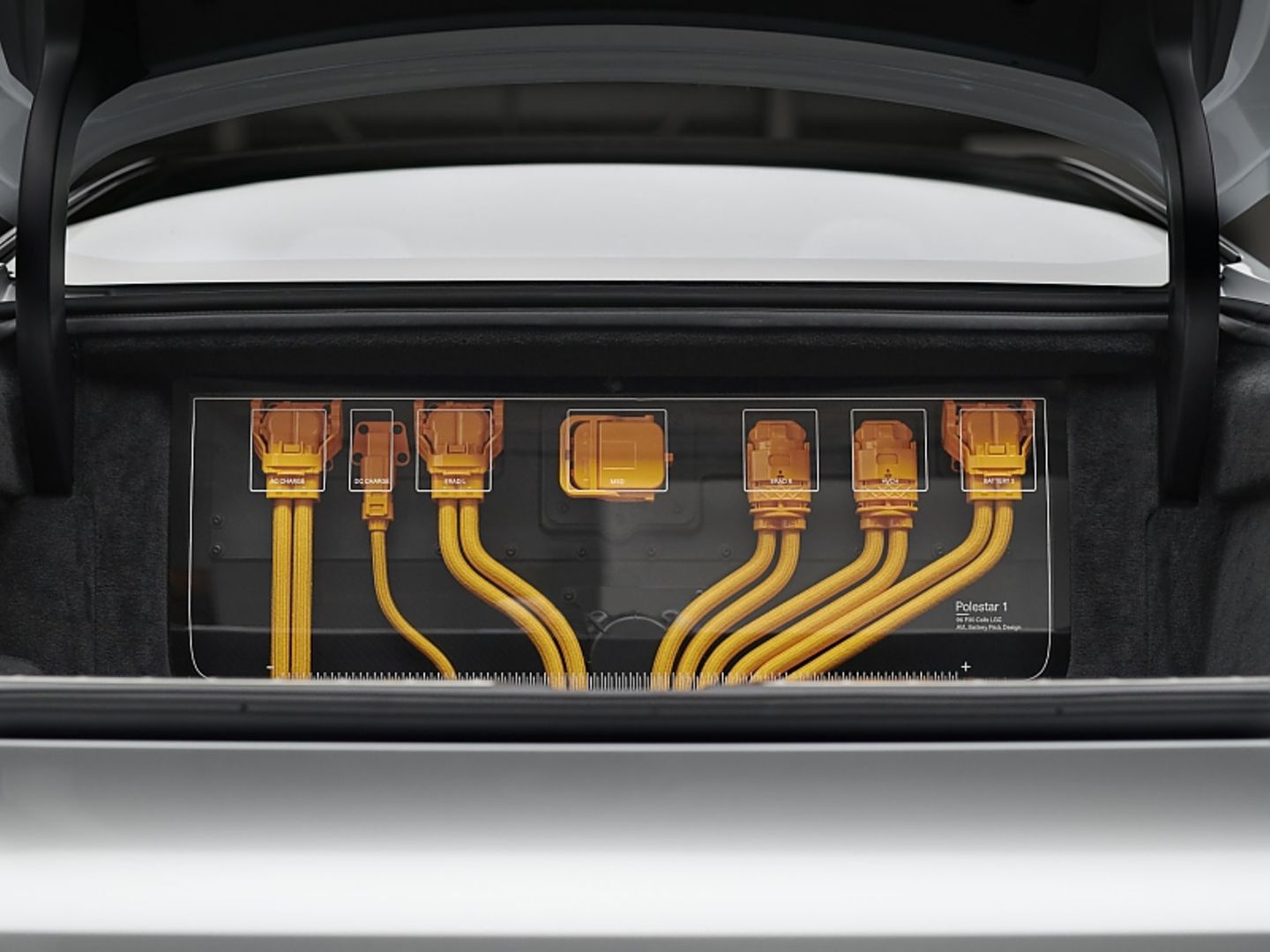 Polestar 1 - Batteriepaket im Laderaum