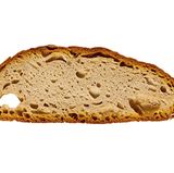 "Pfister Öko-Rustikal" von der Hofpfisterei, München  Laib, 1500 Gramm, Preis je Kilo: 5,86 Euro  "Schmeckt besser, als es aussieht", findet Eric Menchon. Die Kruste sei sehr weich, das Innenleben extrem kompakt und sehr elastisch. Man kaue lobenswert lange an jedem Bissen. Lecker sicher mit Schwarzwälder Schinken oder Käse, am besten getoastet. Marmelade passe eher nicht dazu. Bewertung: 3,6 Punkte