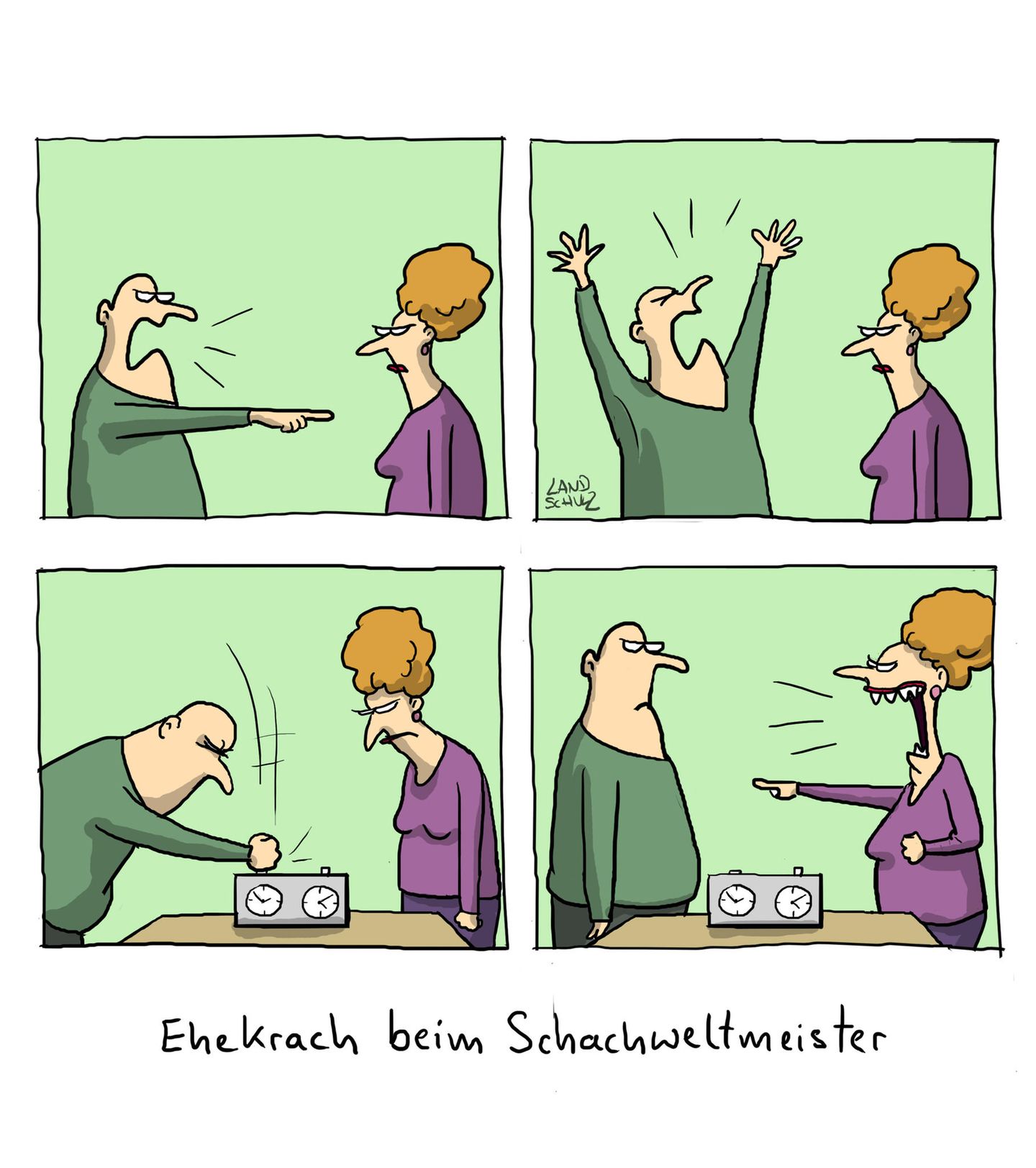 Cartoons von Dorthe Landschulz: Das ist der beste Job