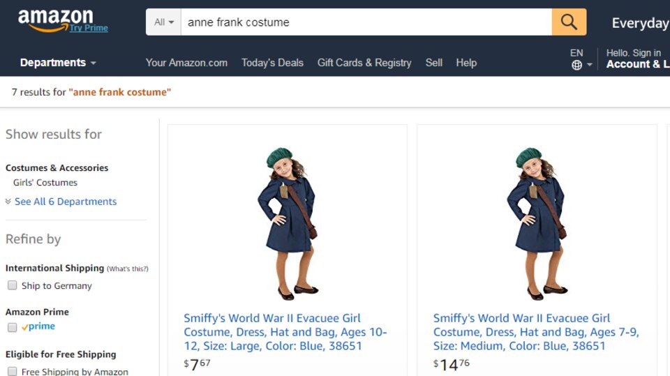 anne frank kostüm amazon anne frank kostüm amazon