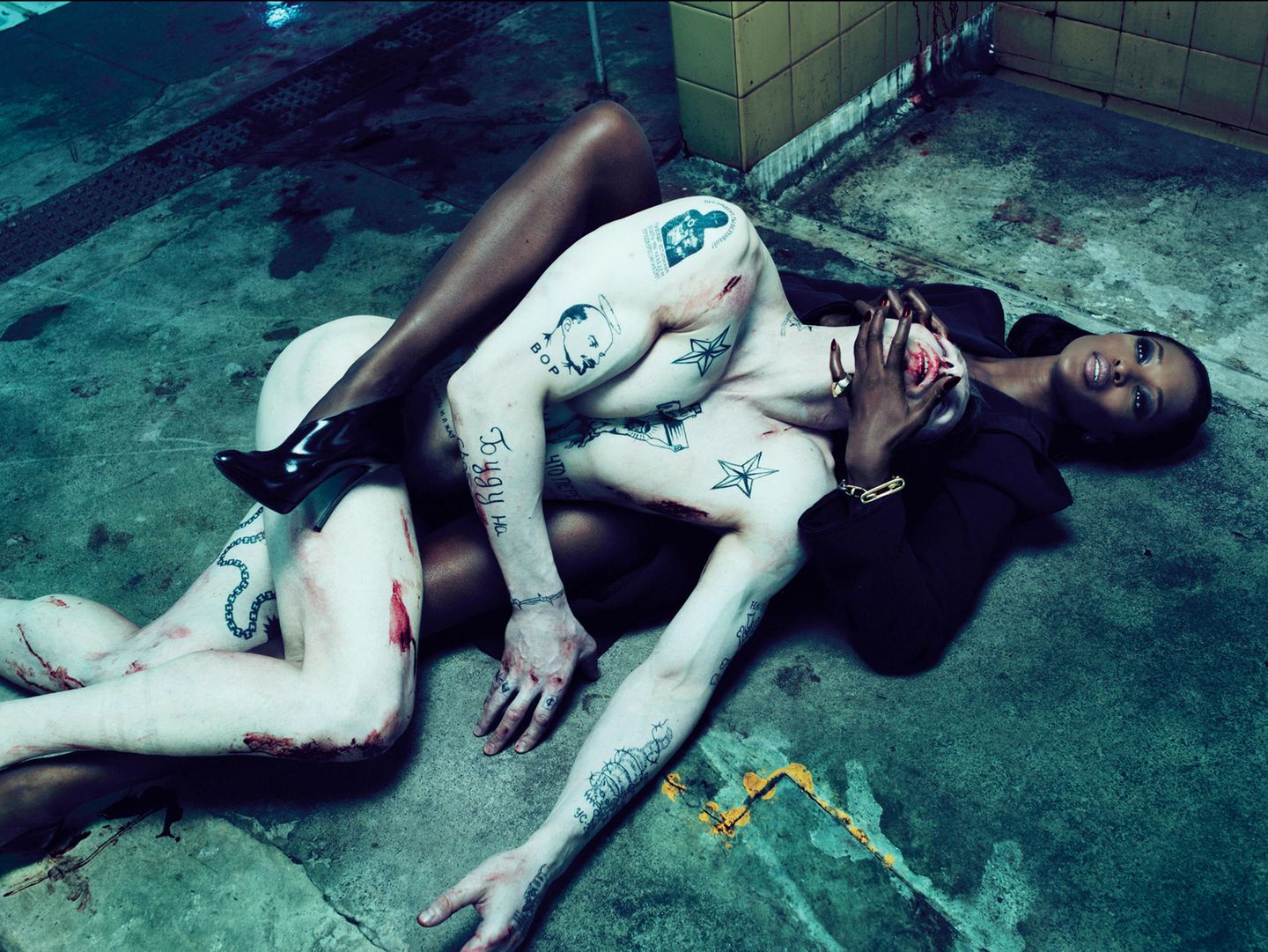 Naomi Campbell und Alex Kovas, London, 2010