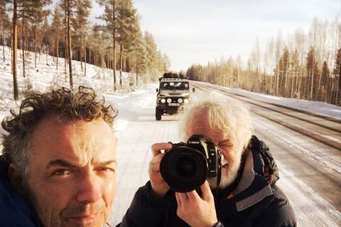 Vater und Sohn in Finnland: Die Fahrt ihres Lebens