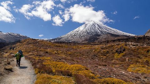 Langsam aufwärts: Der 1978 Meter hohe Mount Tongariro