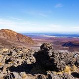 Am Mount Ngauruhoe: Für die knapp 20 Kilometer lange Wanderung muss mann sechs Stunden einplanen.
