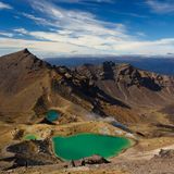 Landschaft aus einer anderen Welt im Tongariro National Park: Auf dem Gipfel des Red Crater.