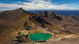 Landschaft aus einer anderen Welt im Tongariro National Park: Auf dem Gipfel des Red Crater.
