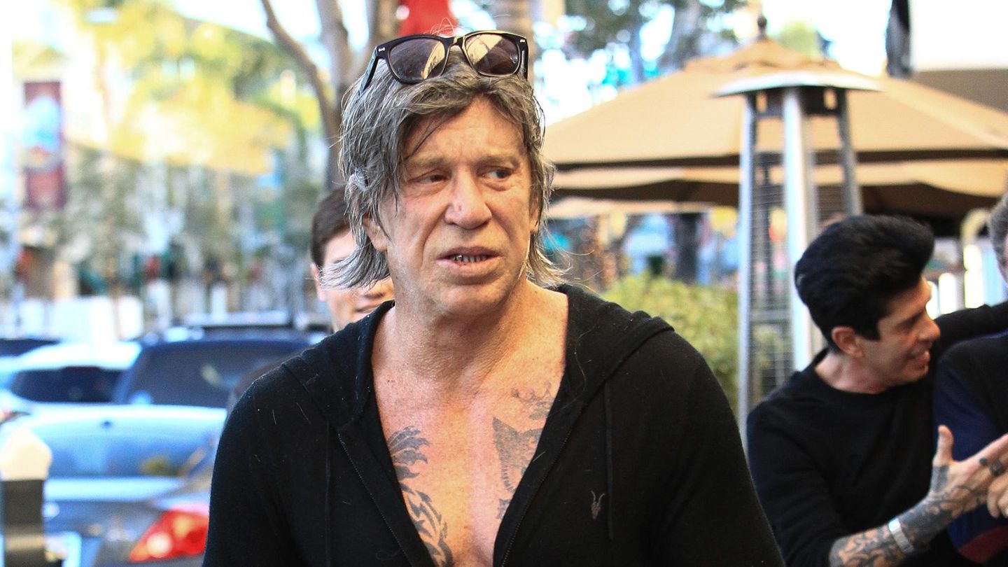 Mickey Rourke: Facelift im Wandel der Zeiten