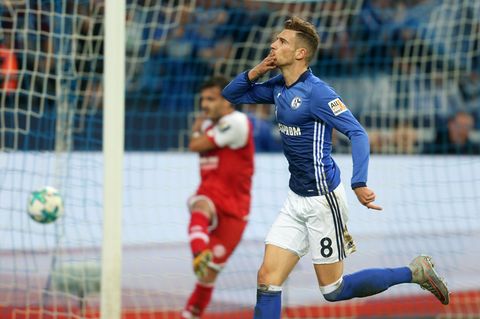 FC Schalke 04: Leon Goretzka jubelt